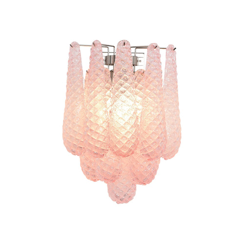 Murano Petals Pink Wall Light - Nuvé