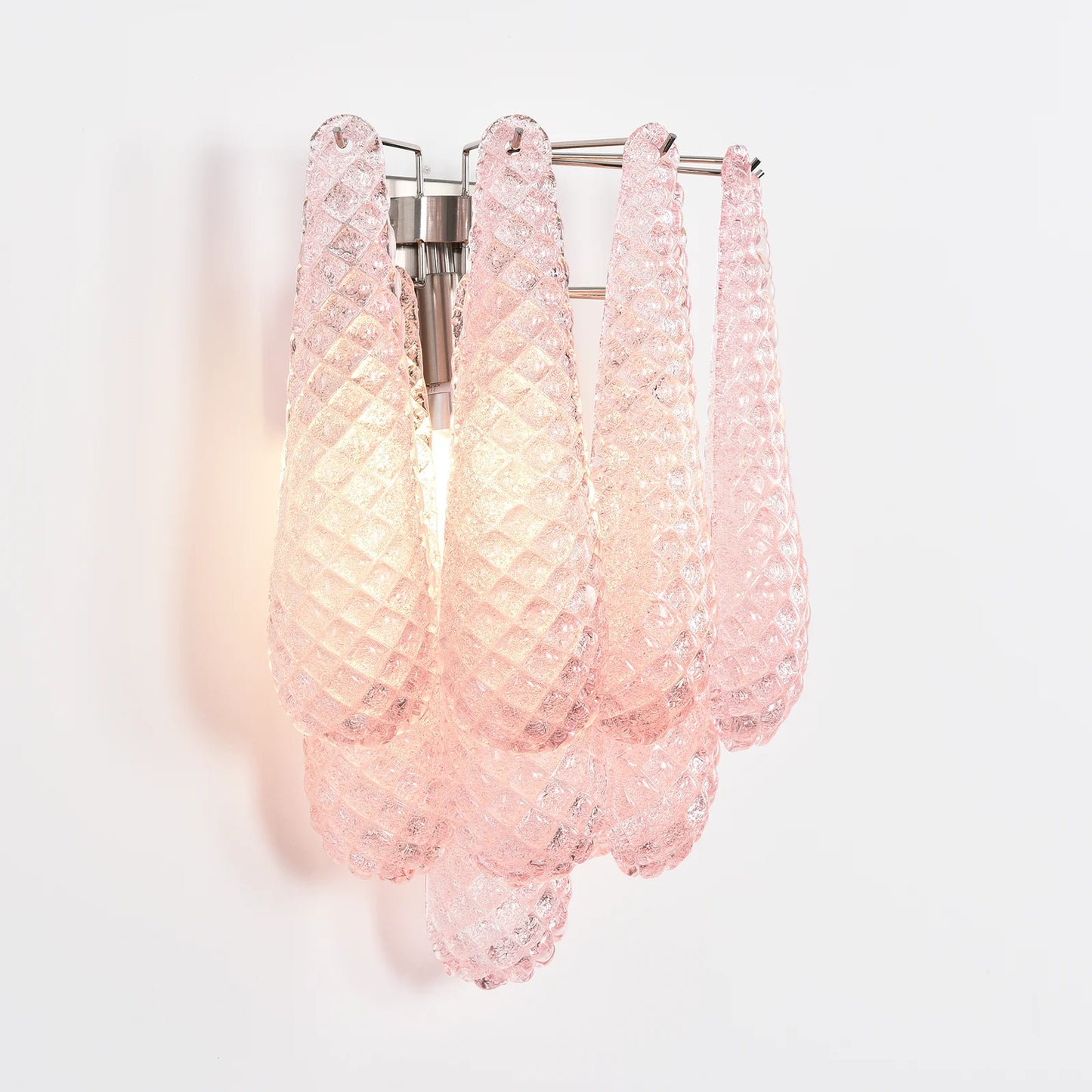 Murano Petals Pink Wall Light - Nuvé