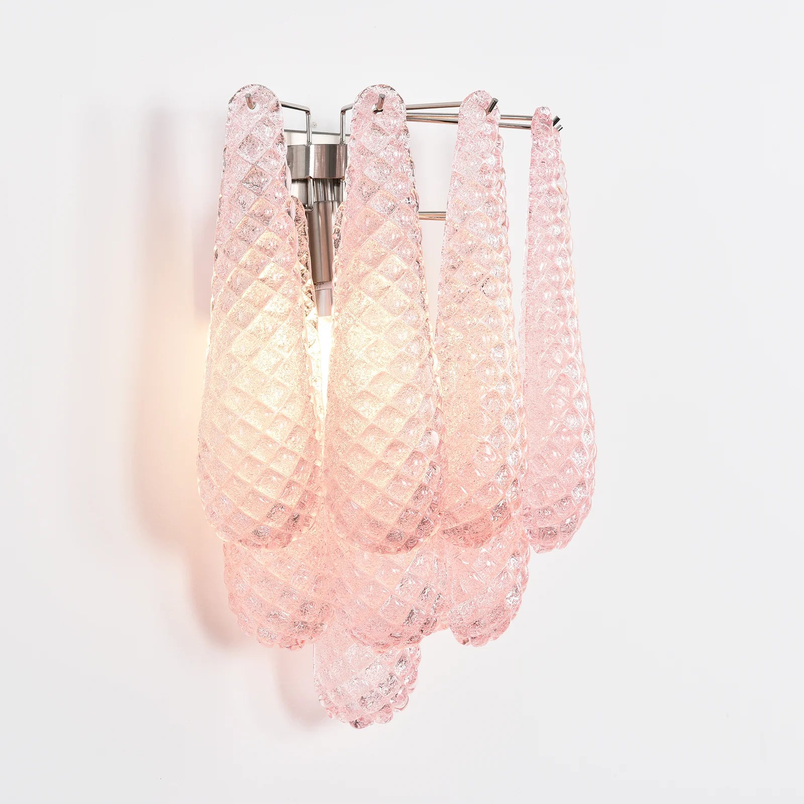 Murano Petals Pink Wall Light - Nuvé