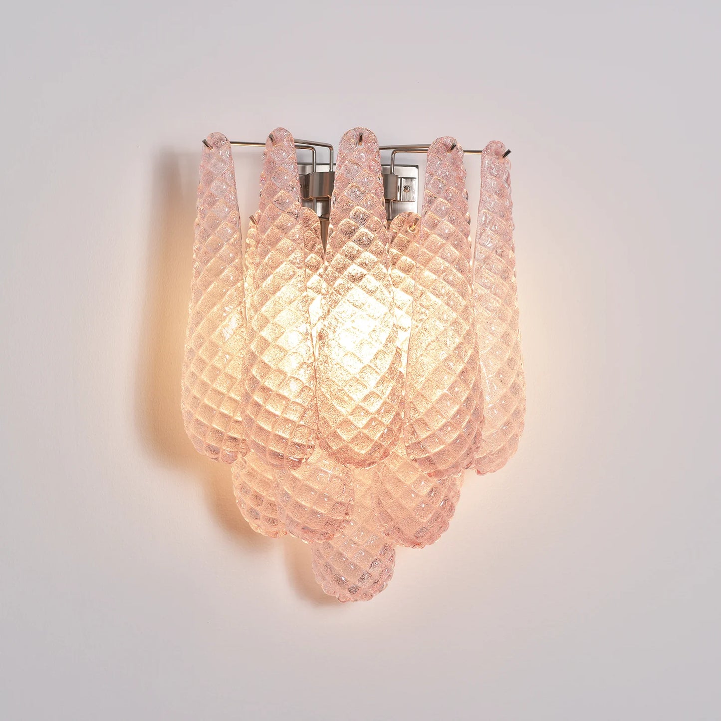 Murano Petals Pink Wall Light - Nuvé