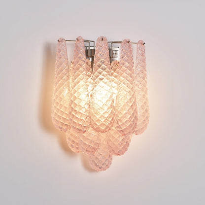 Murano Petals Pink Wall Light - Nuvé