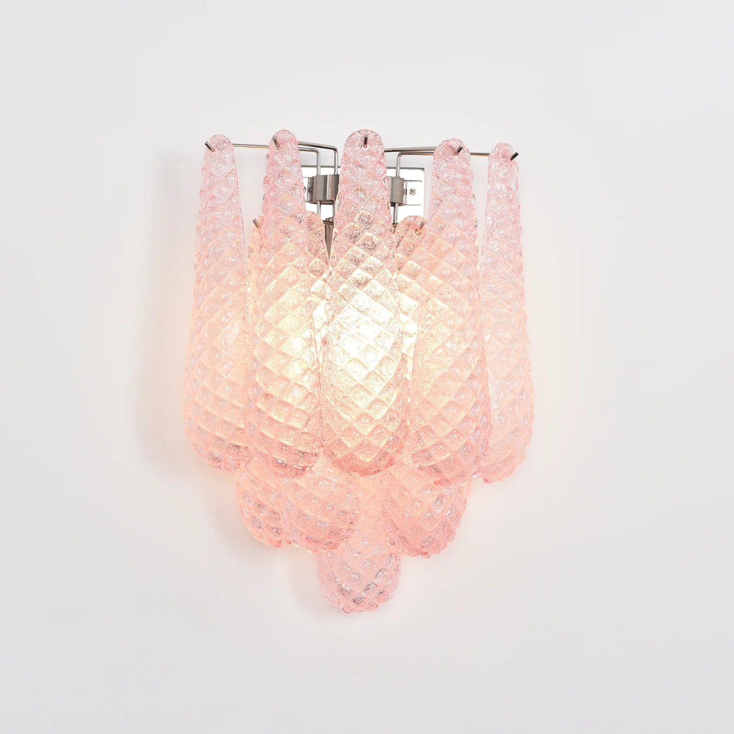 Murano Petals Pink Wall Light - Nuvé