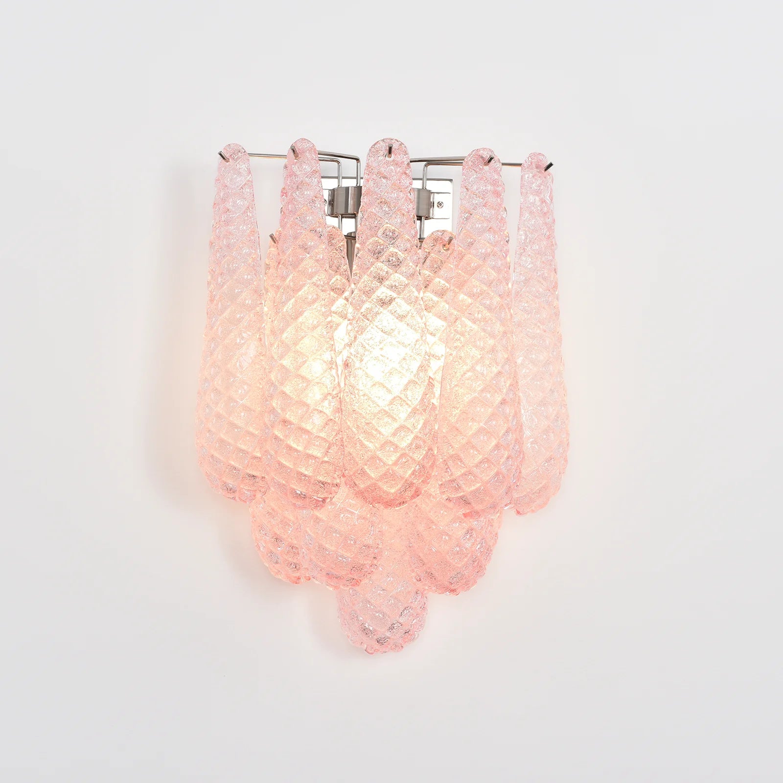 Murano Petals Pink Wall Light - Nuvé
