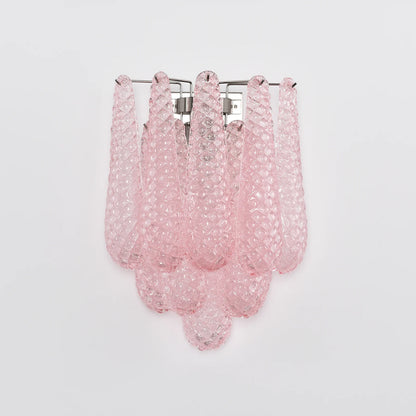 Murano Petals Pink Wall Light - Nuvé