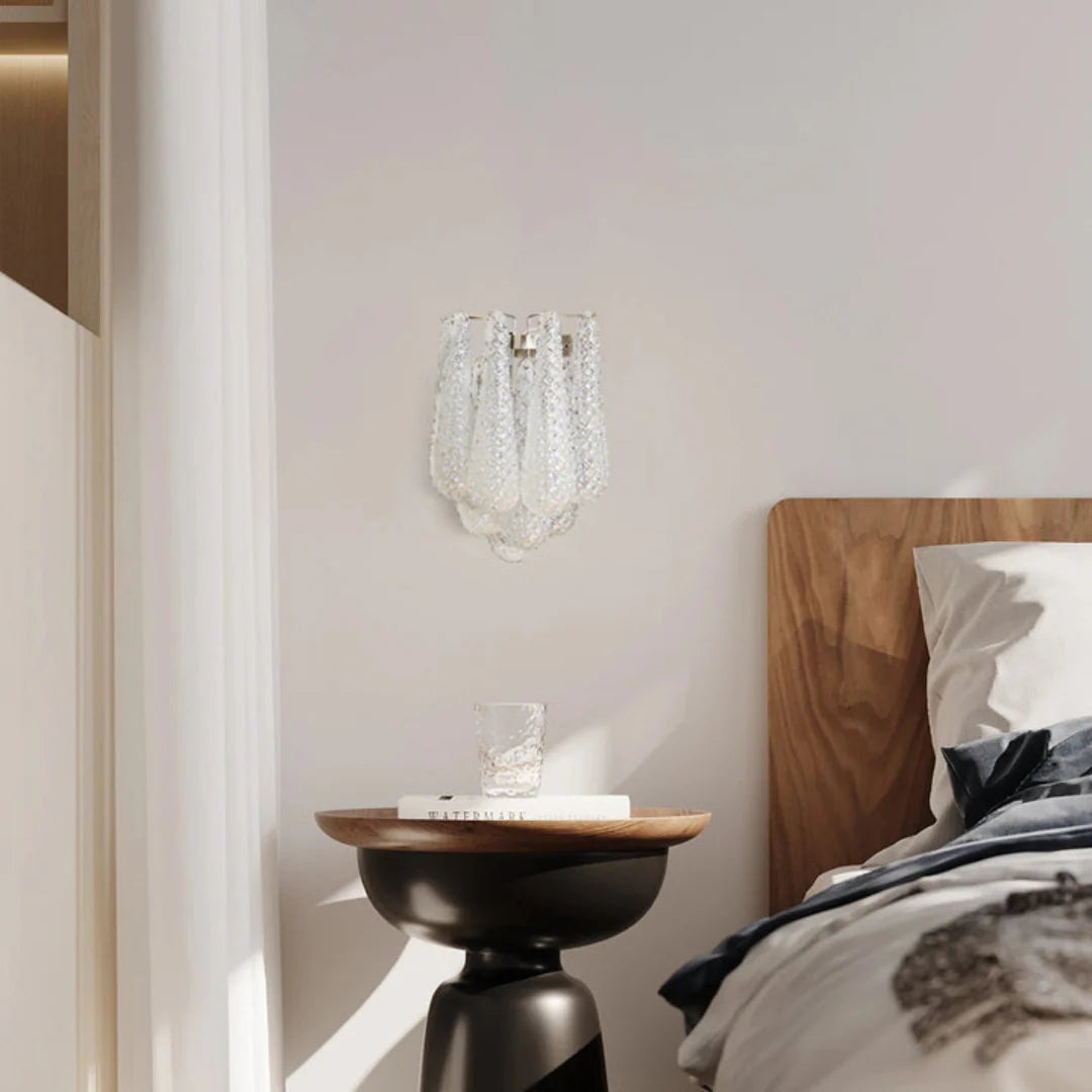 Murano Petals White Wall Light - Nuvé