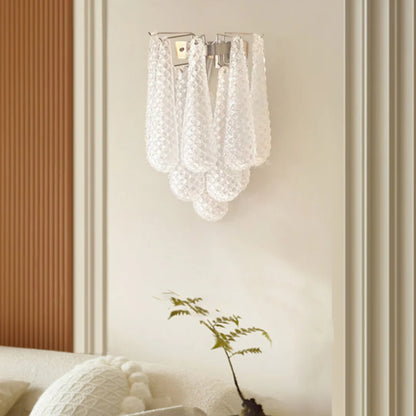 Murano Petals Transparent Wall Light - Nuvé