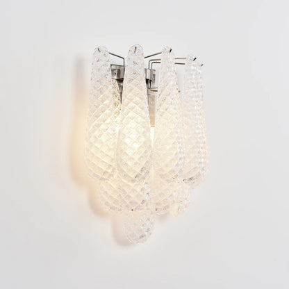 Murano Petals Transparent Wall Light - Nuvé