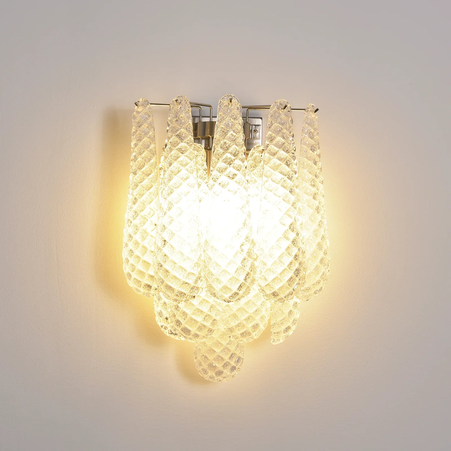 Murano Petals Transparent Wall Light - Nuvé