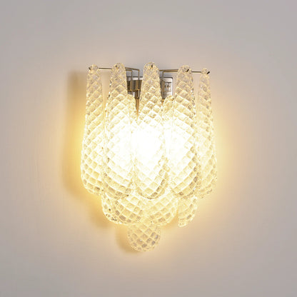 Murano Petals Transparent Wall Light - Nuvé