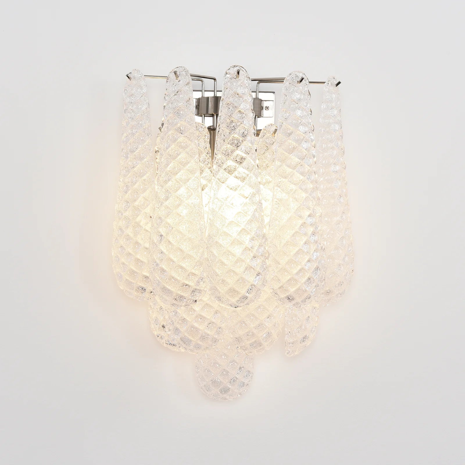Murano Petals Transparent Wall Light - Nuvé