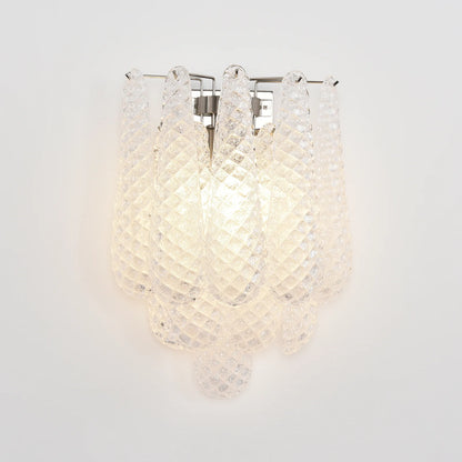 Murano Petals Transparent Wall Light - Nuvé