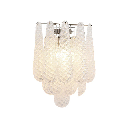 Murano Petals Transparent Wall Light - Nuvé