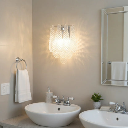 Murano Petals Transparent Wall Light - Nuvé