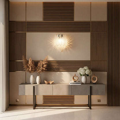 Murano Petals Transparent Wall Light - Nuvé
