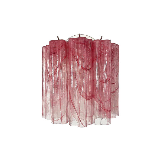 Murano Red Glass Tube Wall Lamp - Nuvé
