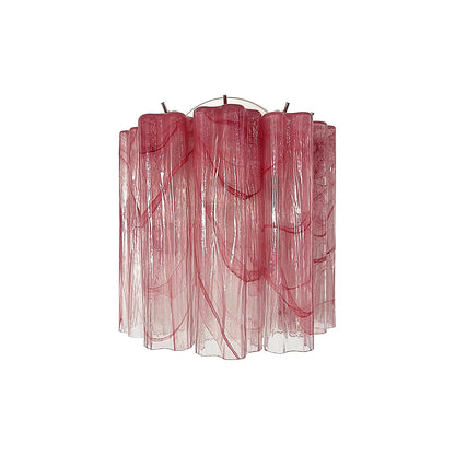 Murano Red Glass Tube Wall Lamp - Nuvé