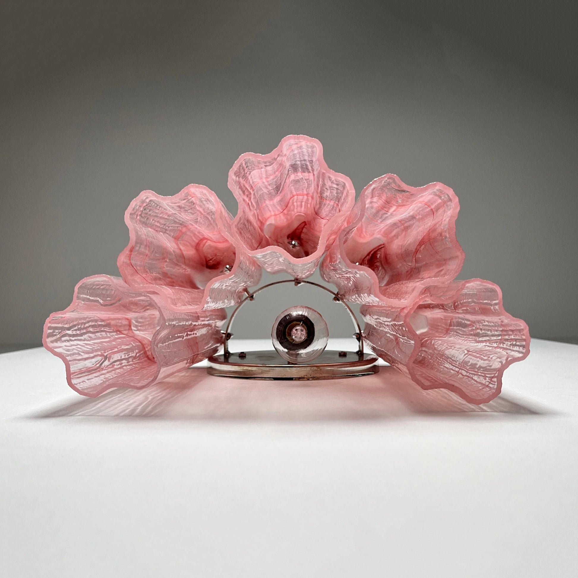 Murano Red Glass Tube Wall Lamp - Nuvé