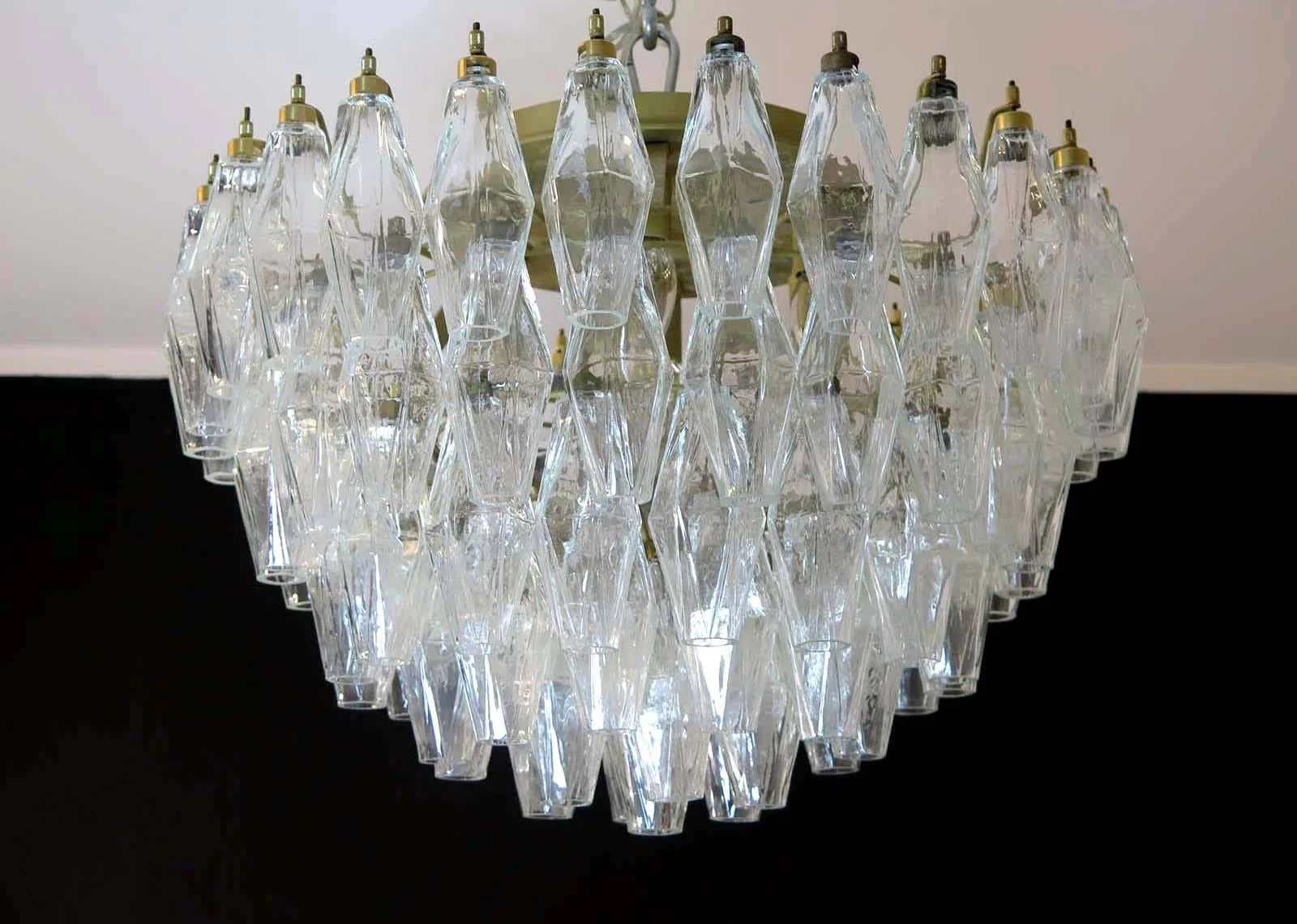 Murano Poliedri Transparent Ceiling Light - Nuvé