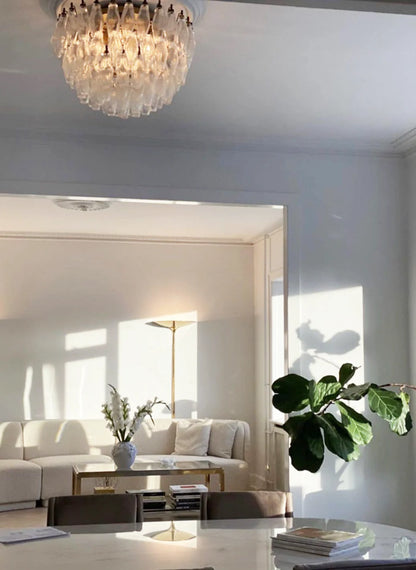 Murano Poliedri Transparent Ceiling Light - Nuvé