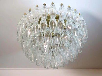 Murano Poliedri Transparent Ceiling Light - Nuvé