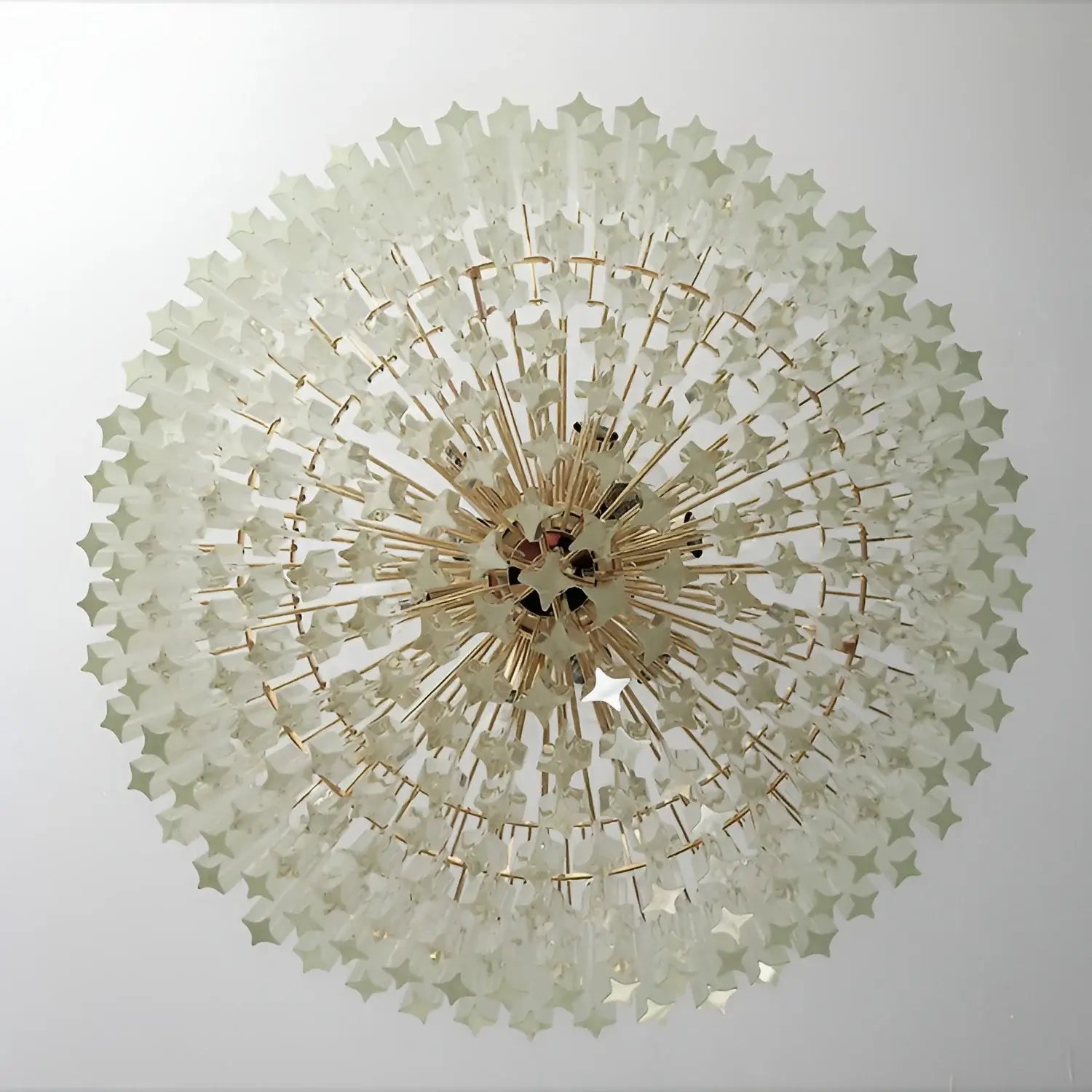 Murano Quadriedri Prisms Transparent Chandelier - Nuvé