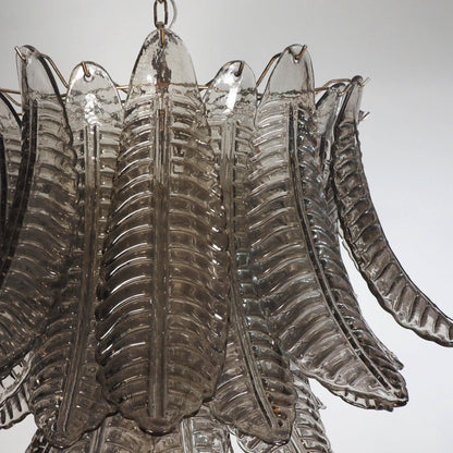 Murano Smoked Ferns Glass Chandelier - Nuvé
