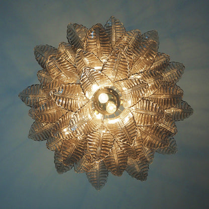 Murano Smoked Ferns Glass Chandelier - Nuvé