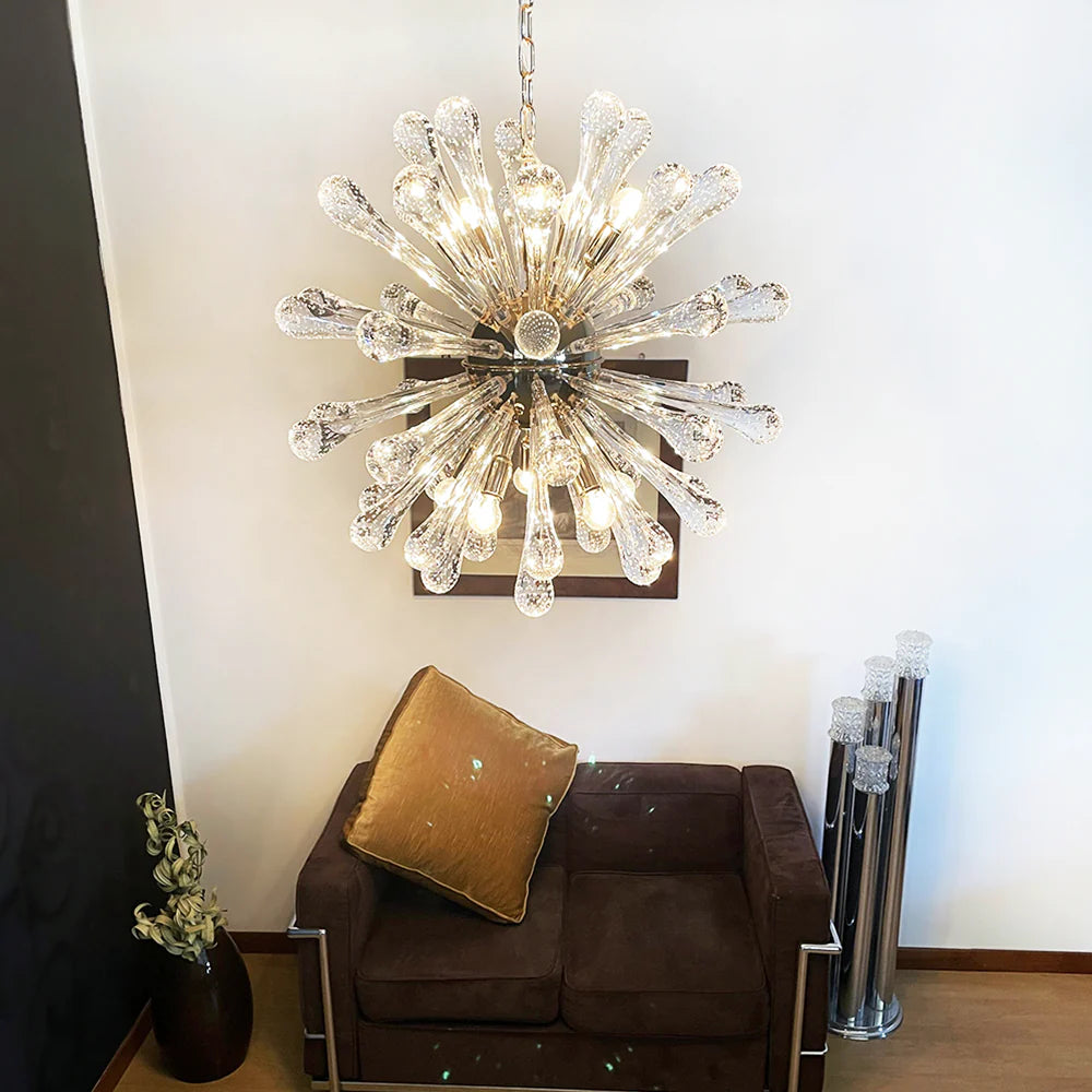 Vintage Murano Sputnik Glass Chandelier - Nuvé