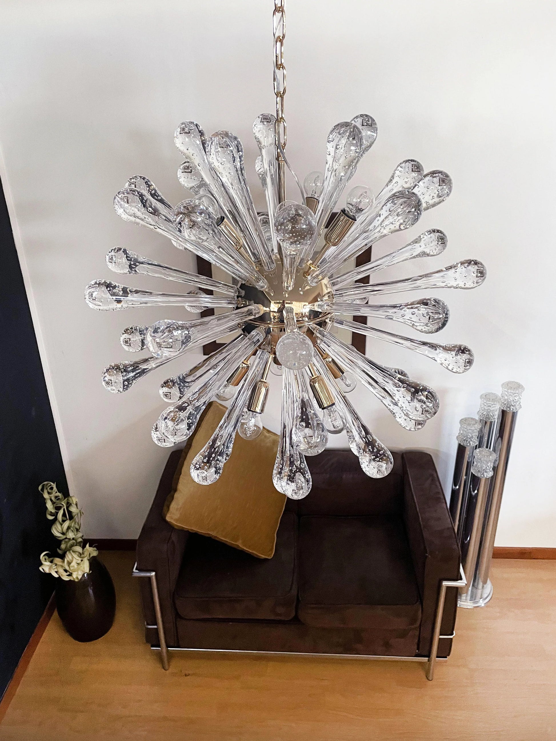 Vintage Murano Sputnik Glass Chandelier - Nuvé