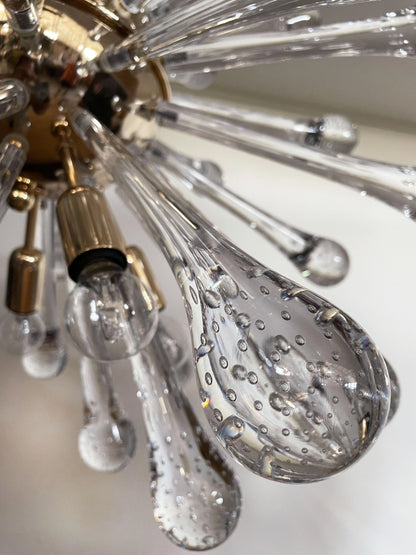 Vintage Murano Sputnik Glass Chandelier - Nuvé
