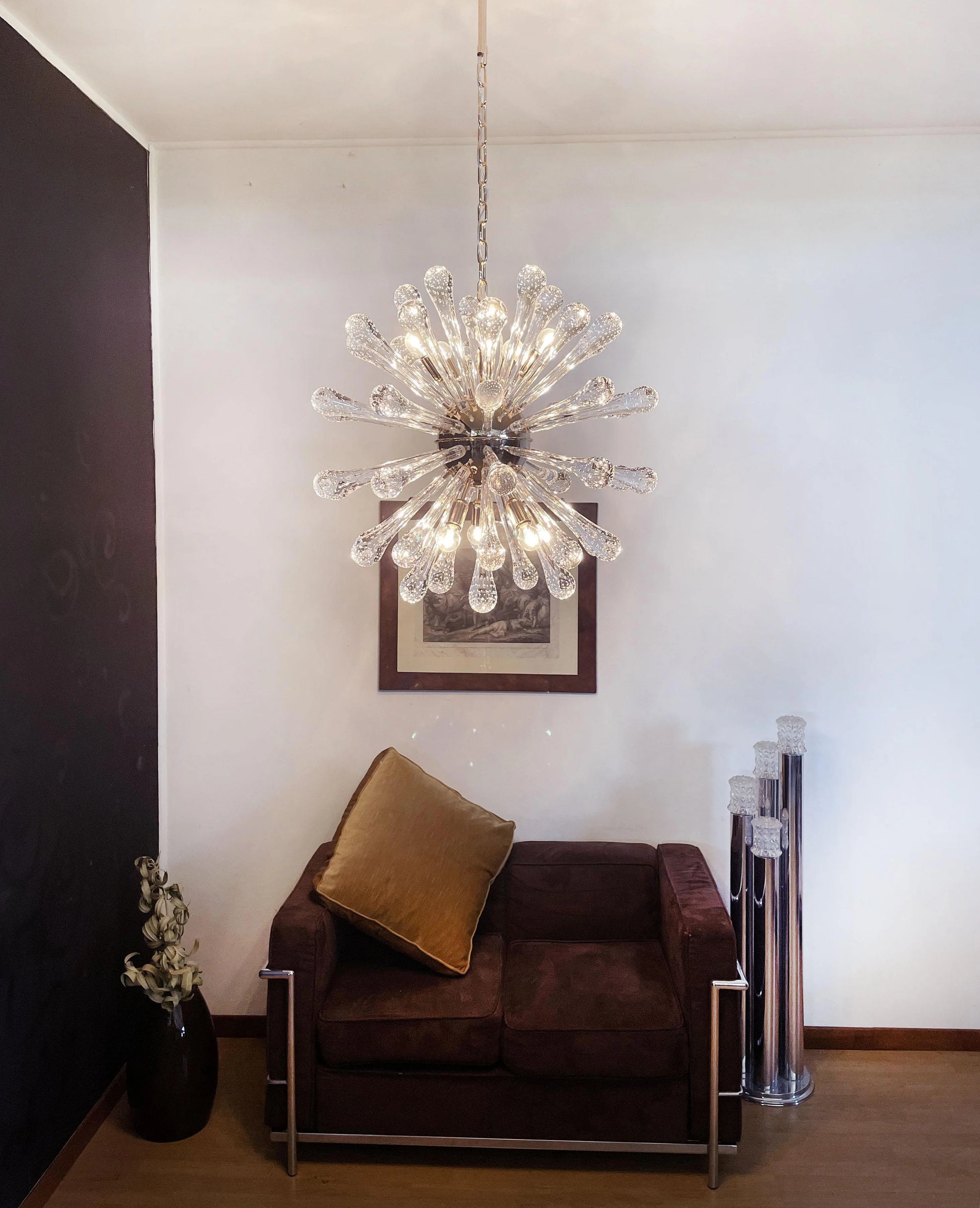 Vintage Murano Sputnik Glass Chandelier - Nuvé