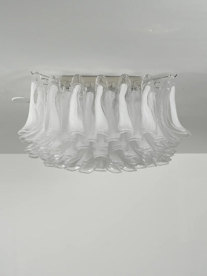 Murano Style Glass Petal Ceiling Light