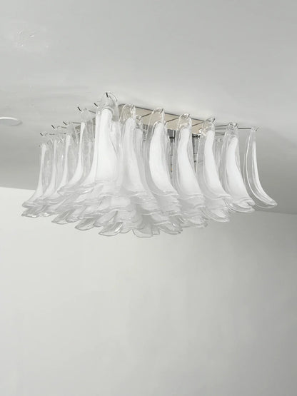 Murano Style Glass Petal Ceiling Light