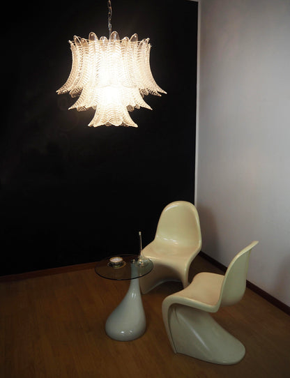 Murano Transparent Ferns Glass Chandelier - Nuvé