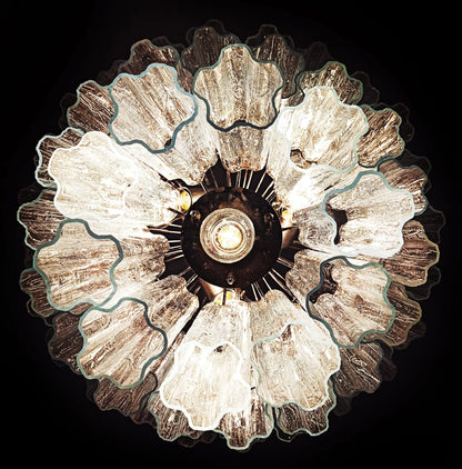 Murano Transparent Glass Tube Chandelier - Nuvé