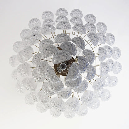 Murano Transparent Petals Glass Chandelier - Nuvé