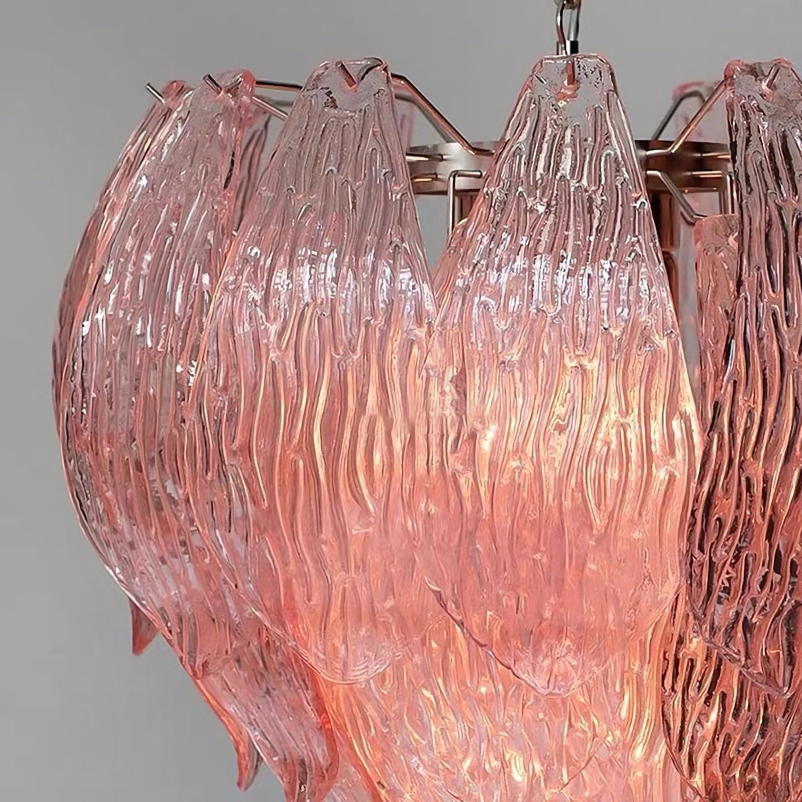 Murano Flower Bud Glass Chandelier - Nuvé