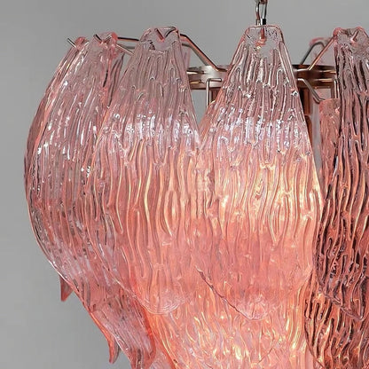 Murano Flower Bud Glass Chandelier - Nuvé