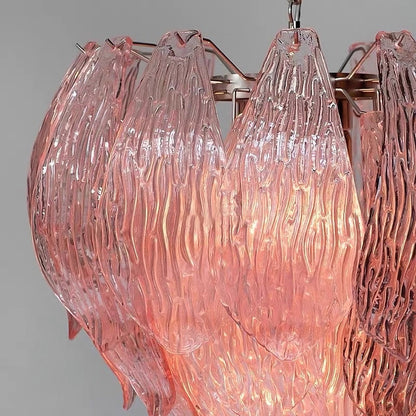 Murano Flower Bud Glass Chandelier - Nuvé