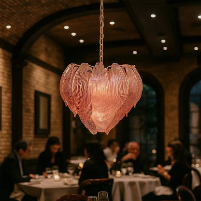 Murano Flower Bud Glass Chandelier - Nuvé