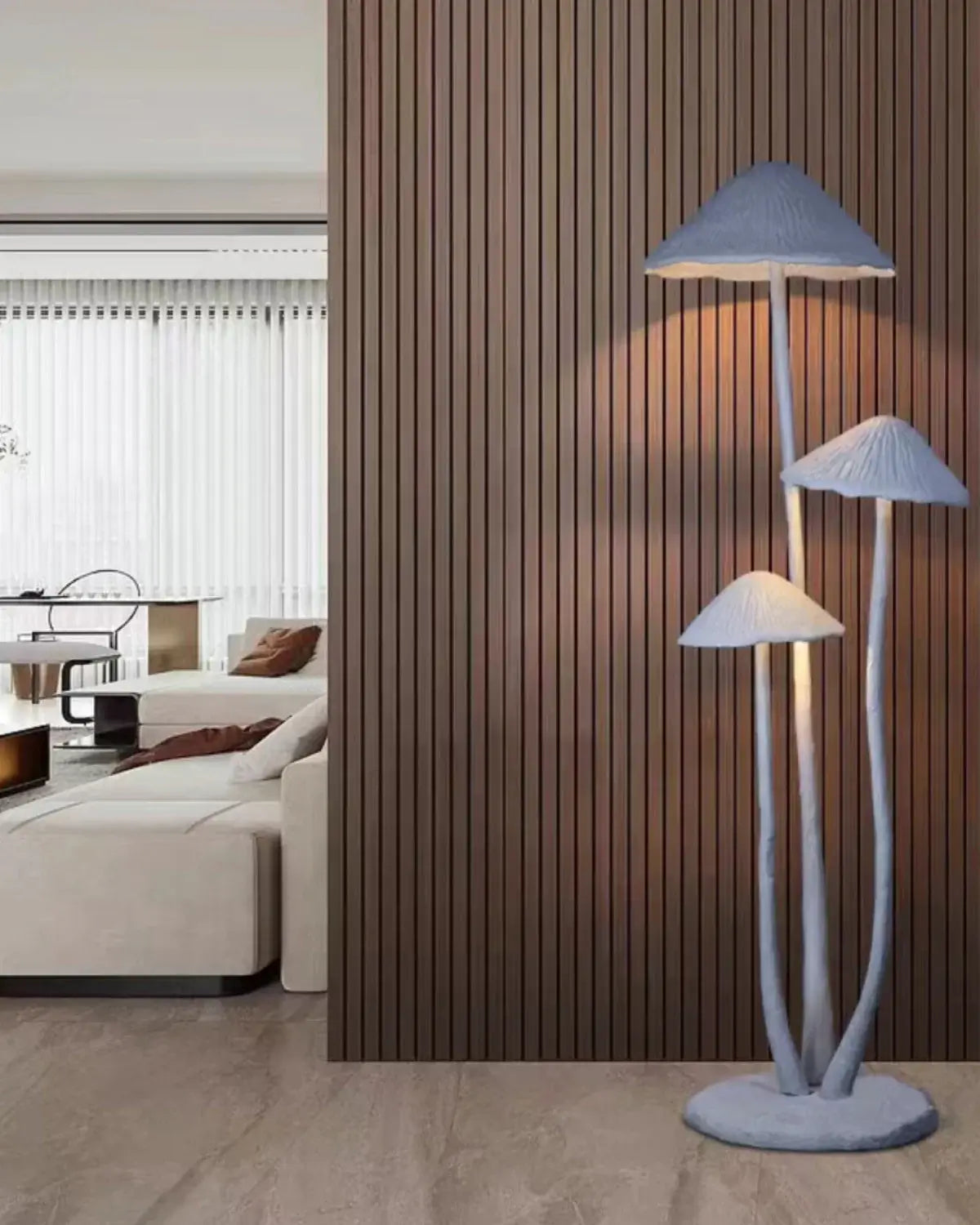 Mushroom Sculpture Floor Lamp - Nuvé