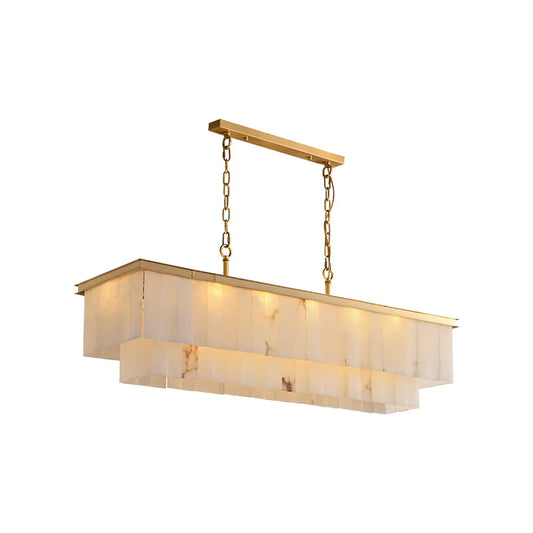 Natural Marble Dining Room Chandelier - Nuvé