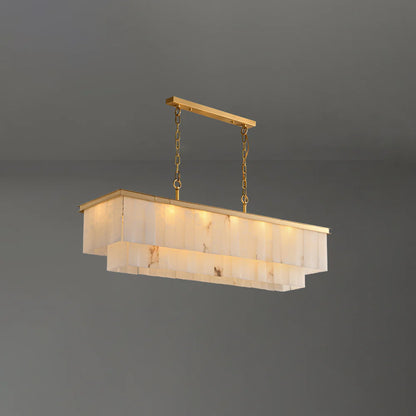 Natural Marble Dining Room Chandelier - Nuvé