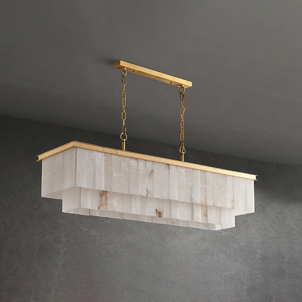 Natural Marble Dining Room Chandelier - Nuvé