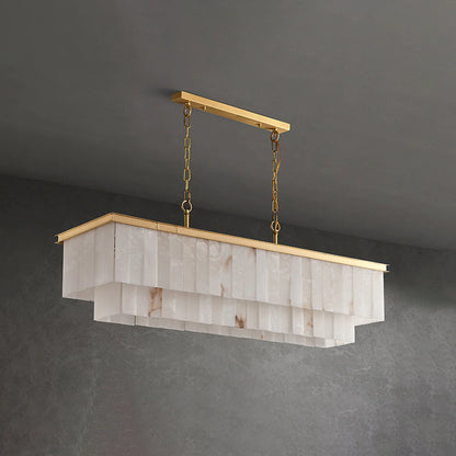 Natural Marble Dining Room Chandelier - Nuvé