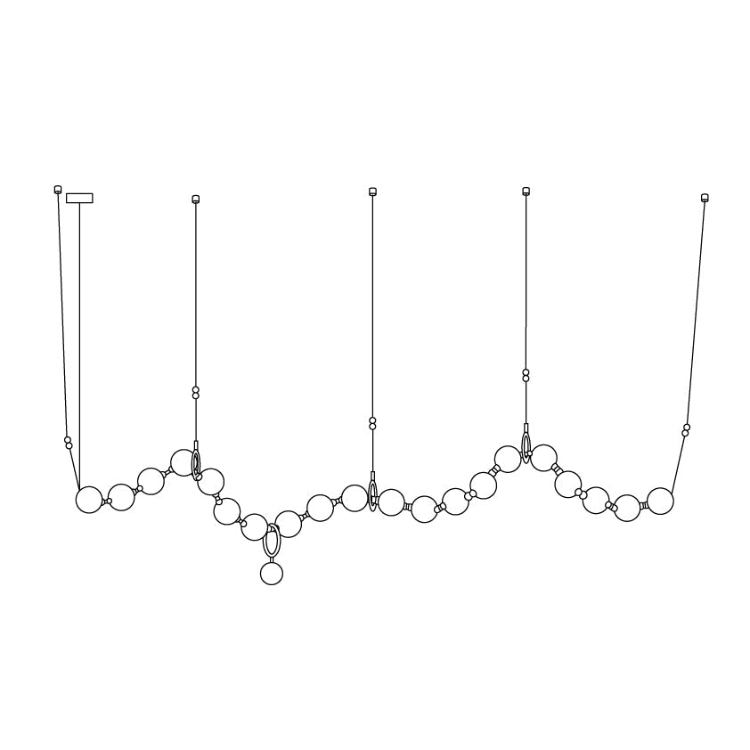 Necklace LED Pendant Lamp - Nuvé