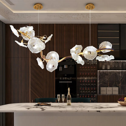 Nenufar Horizontal Chandelier - Nuvé