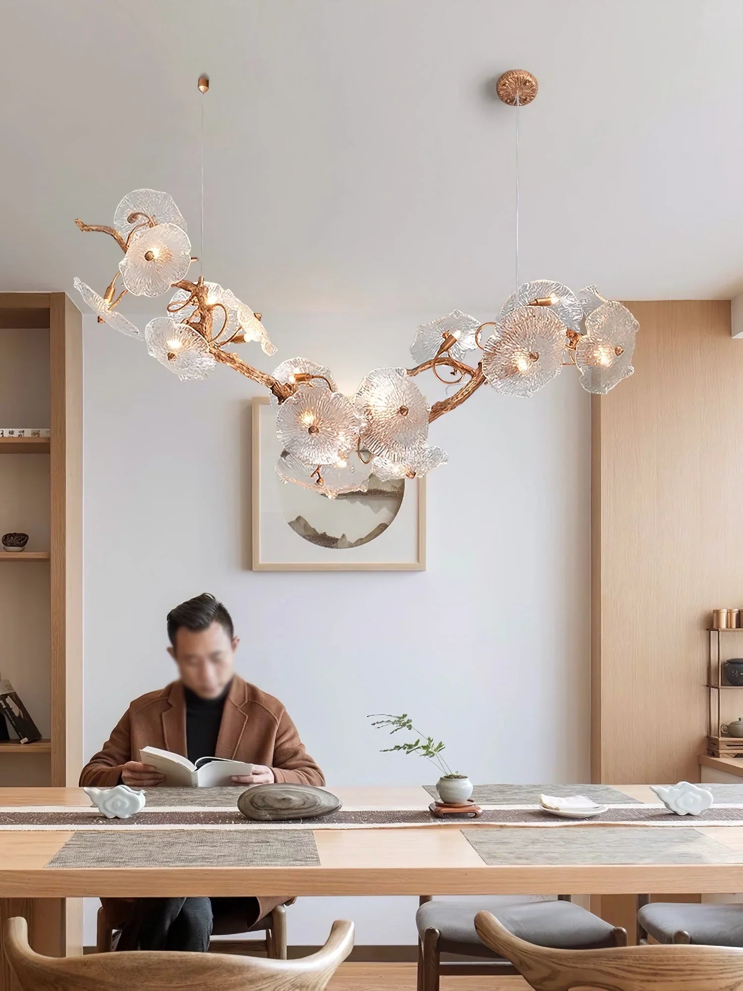 Nenufar Horizontal Chandelier - Nuvé