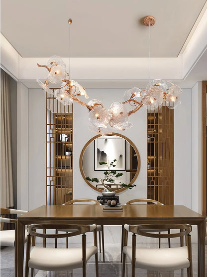 Nenufar Horizontal Chandelier - Nuvé
