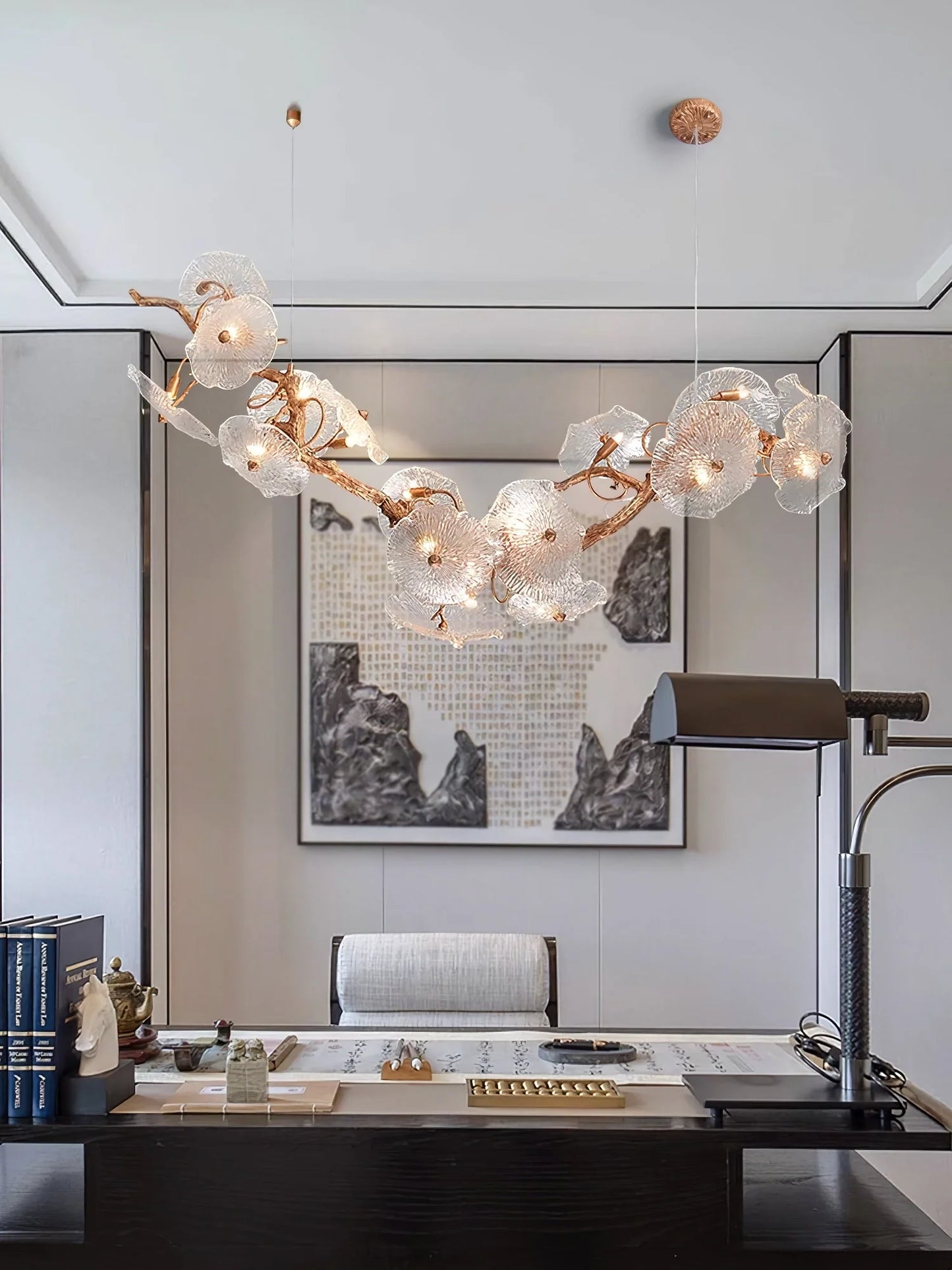 Nenufar Horizontal Chandelier - Nuvé